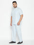 Vastramay  Men's Plus Size Work From Home Kurta And Salwar Set